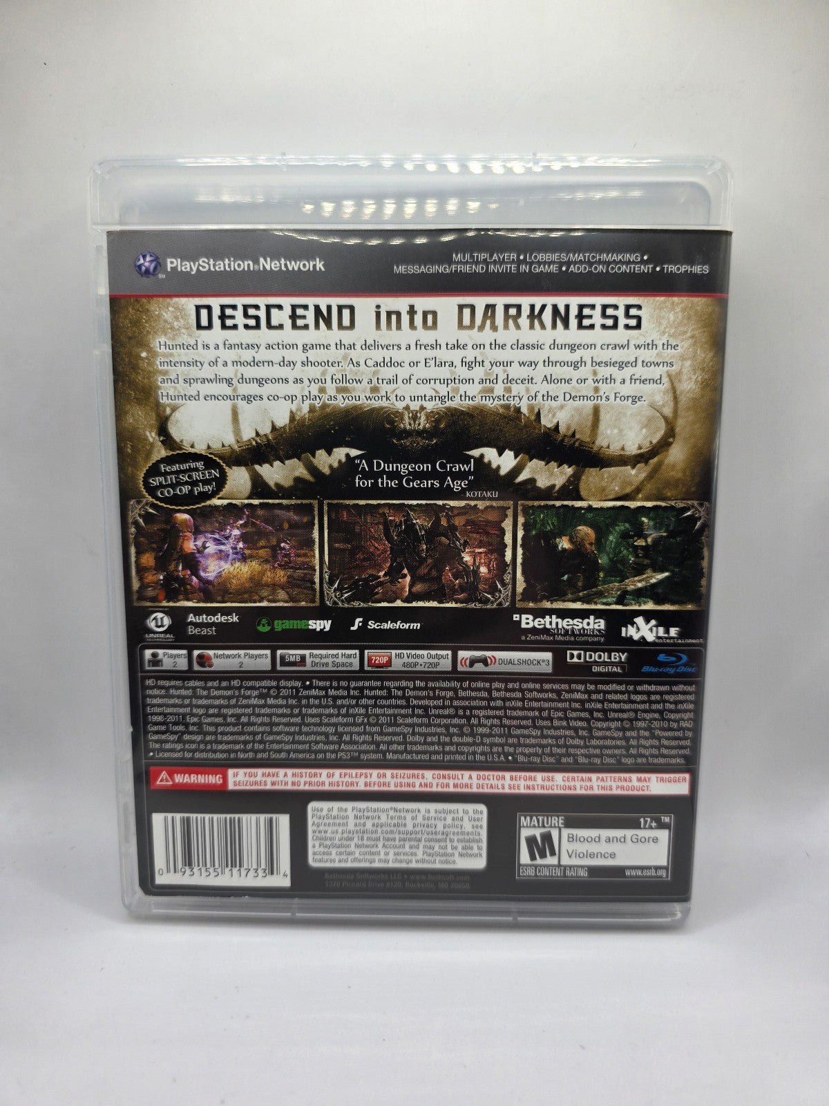 Hunted: The Demon's Forge for PlayStation 3 — Like New