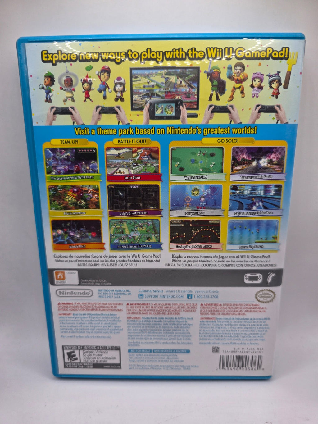 Nintendo Land for Wii U - Great Condition