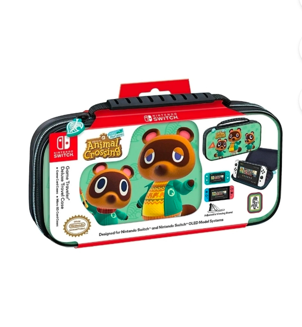 Deluxe Animal Crossing Travel Case for Switch + Game & SD Cases (New)