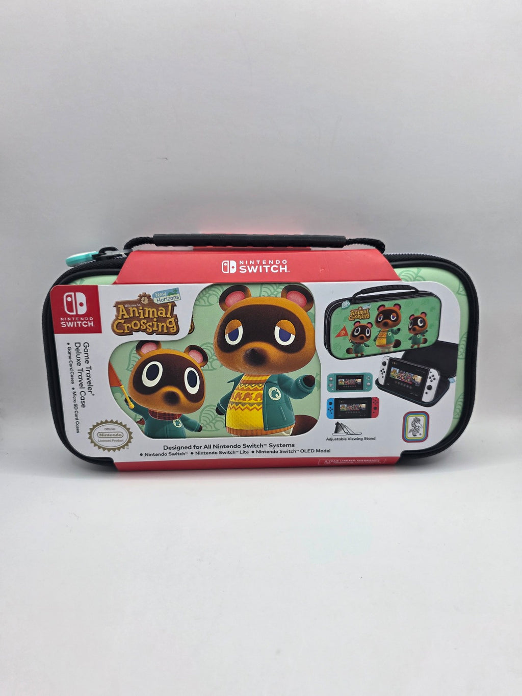 Deluxe Animal Crossing Travel Case for Switch + Game & SD Cases (New)
