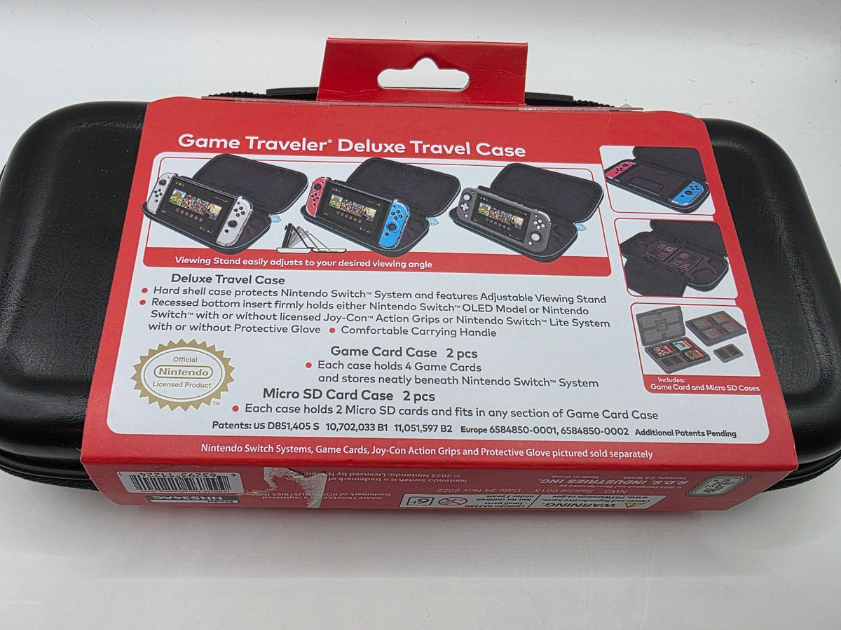 Deluxe Animal Crossing Travel Case for Switch + Game & SD Cases (New)