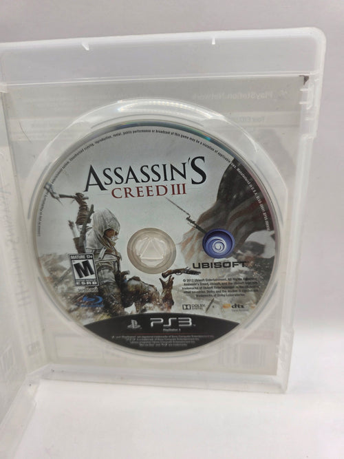 Assassin's Creed 3 — Excellent Condition (PlayStation 3)