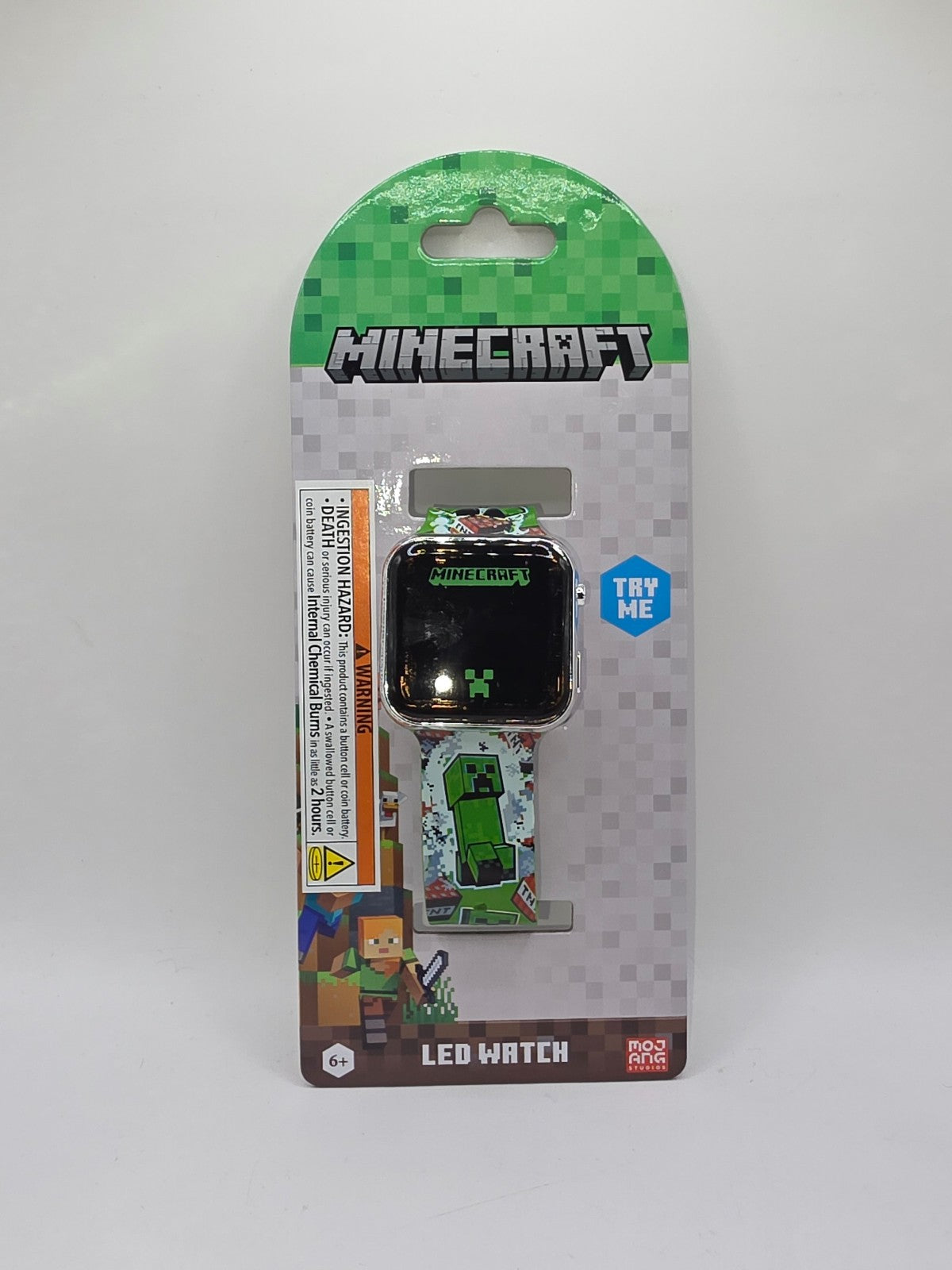 Minecraft LED Kids Watch — Officially Licensed (New)