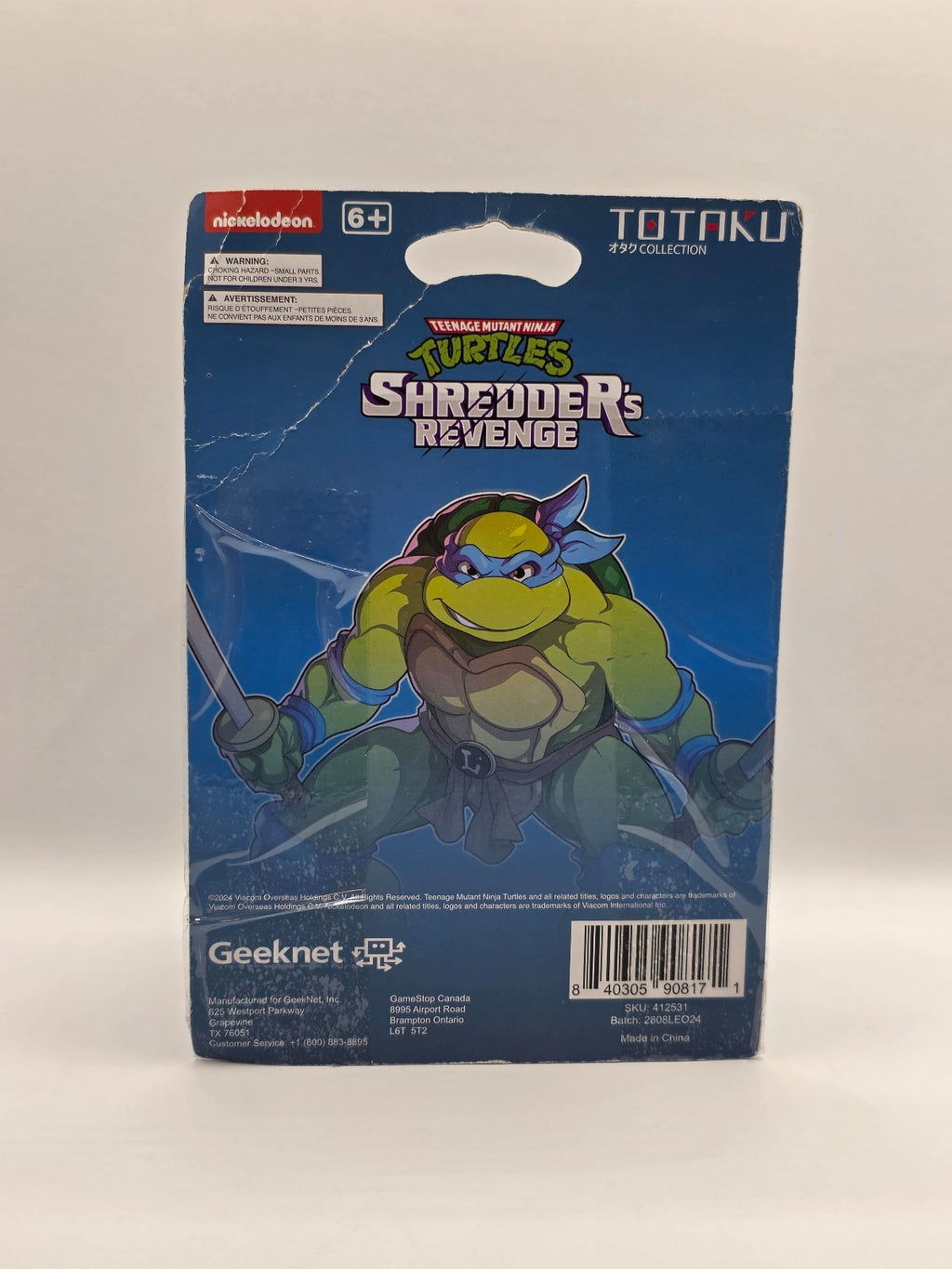 Totaku Leonardo — TMNT: Shredder's Revenge No.01 (Open Box, Like New)