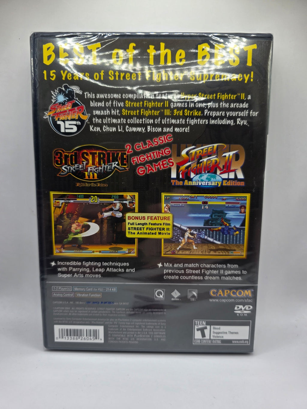 Street Fighter Anniversary Collection for PlayStation 2