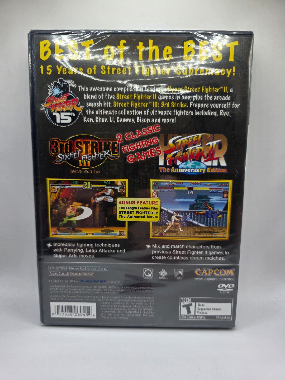 Street Fighter Anniversary Collection for PlayStation 2