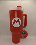 Super Mario 40oz Metal Tumbler — Officially Licensed by Nintendo (NWT)