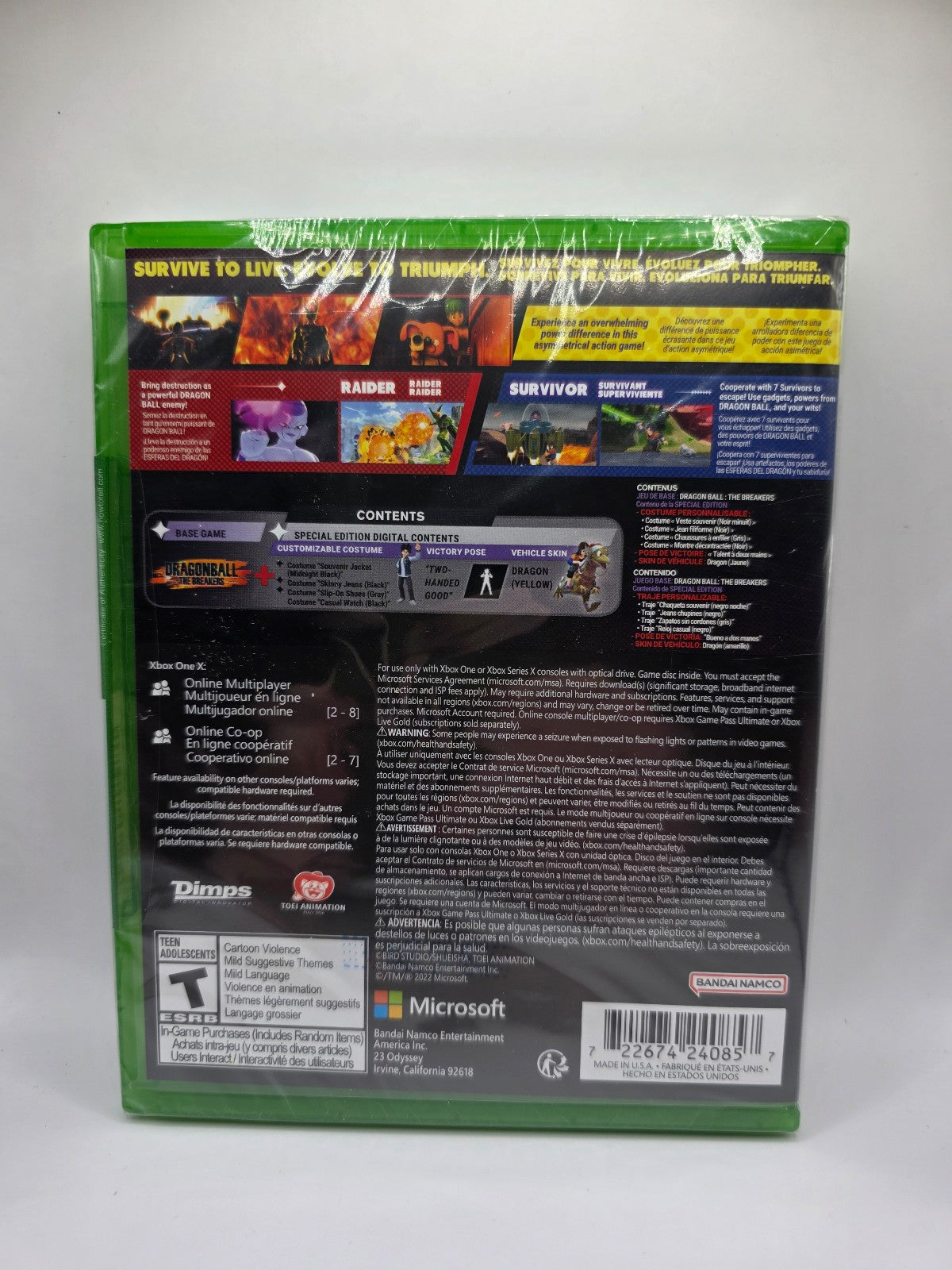 Dragon Ball: The Breakers Special Edition for Xbox One — Sealed