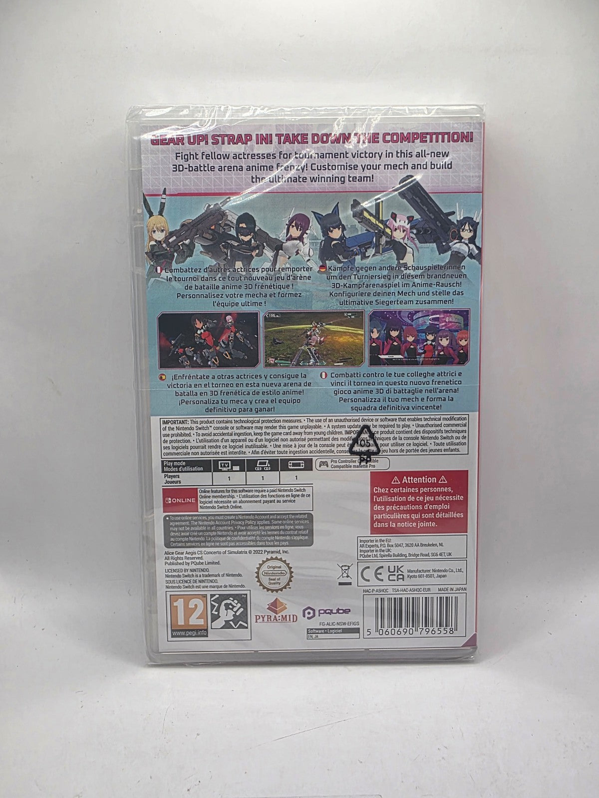 Alice Gear Aegis CS: Concerto of Simulatrix for Nintendo Switch
