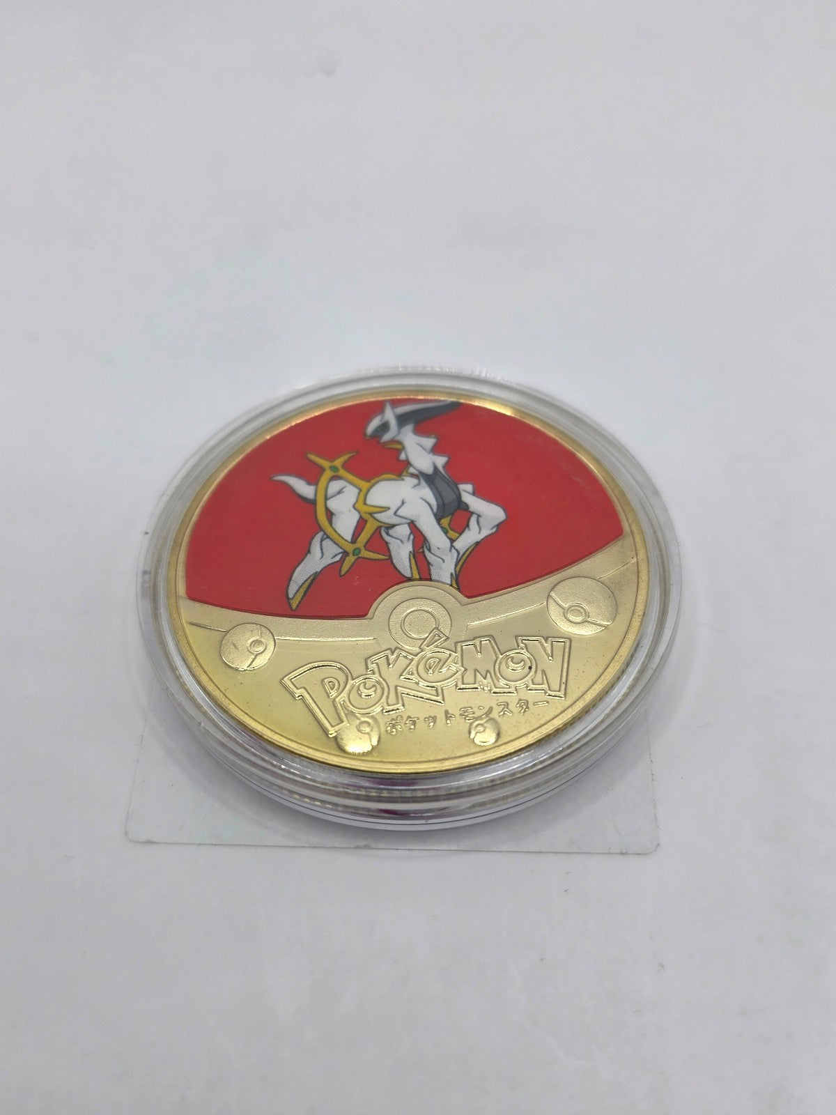 Pokémon Arceus Premium Gold-Plated Collectible Coin — With Case (New)