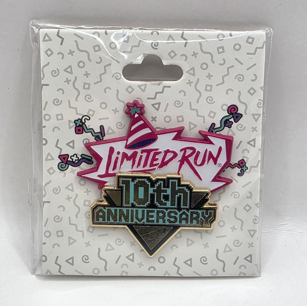 Limited Run Games 10th Anniversary Enamel Pin — Event Exclusive (Collectible)