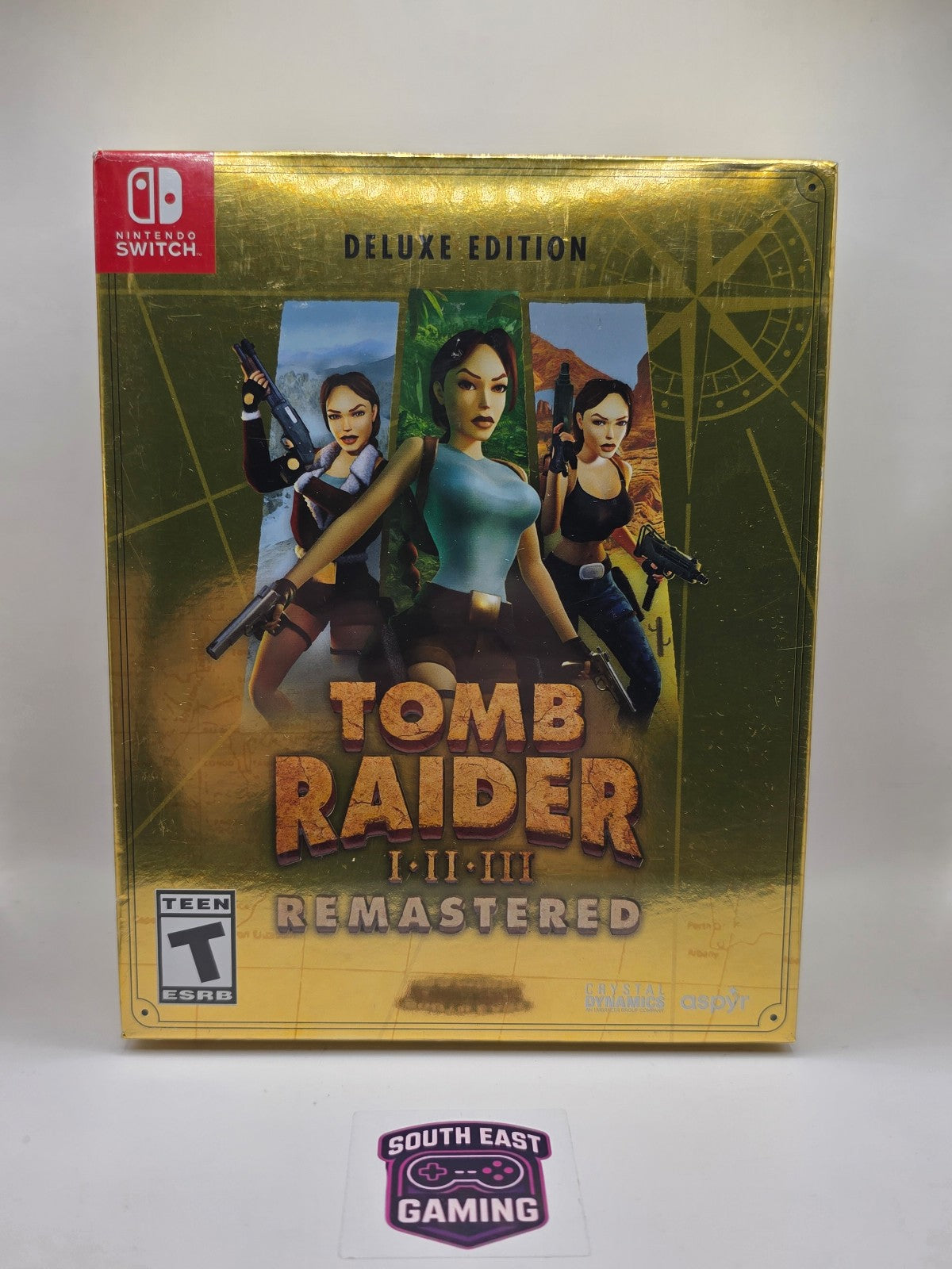 Tomb Raider I–III Remastered Deluxe Edition Collector's Big Box for Nintendo Switch