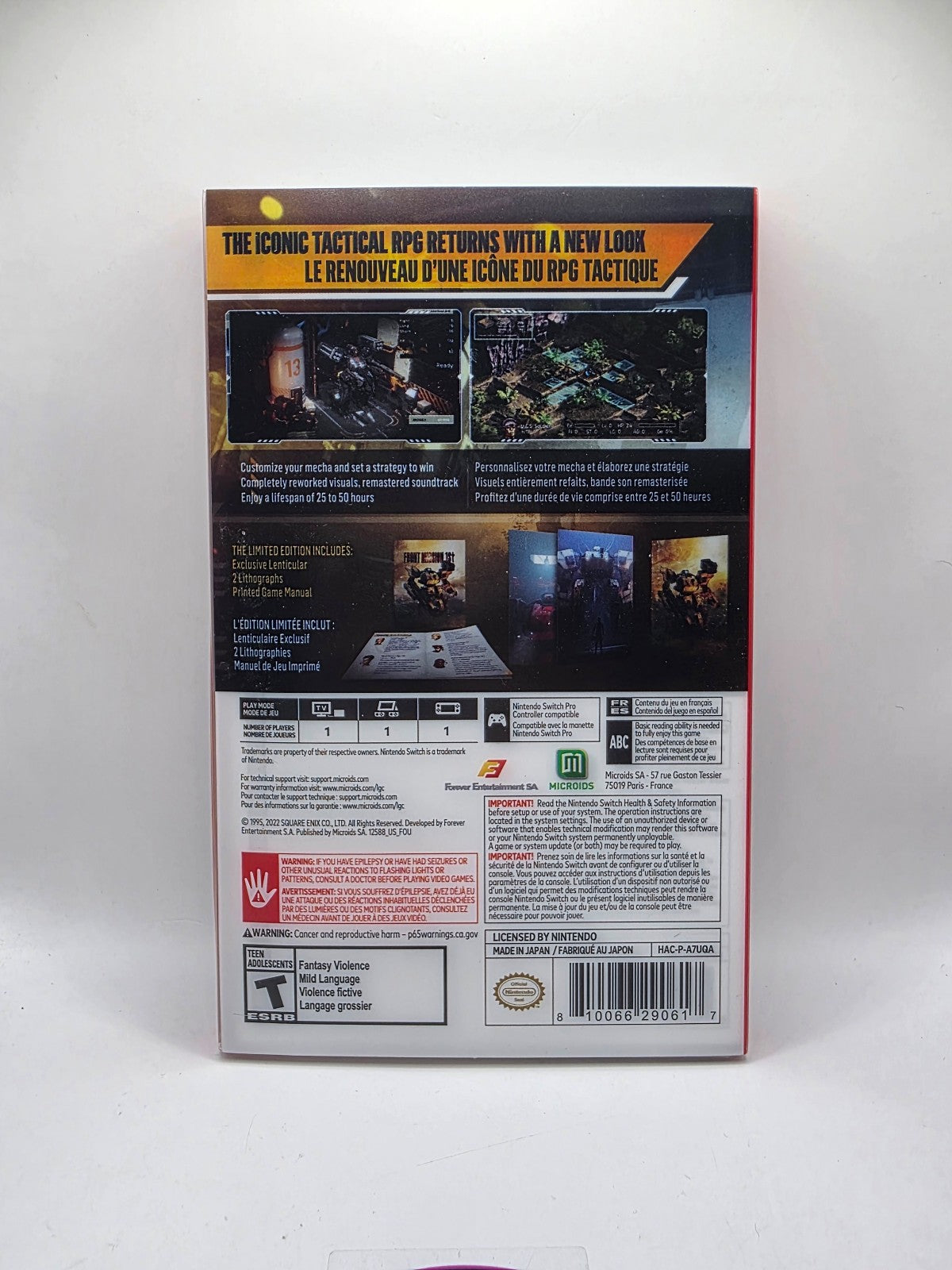 Front Mission 1st: Remake Limited Edition for Nintendo Switch