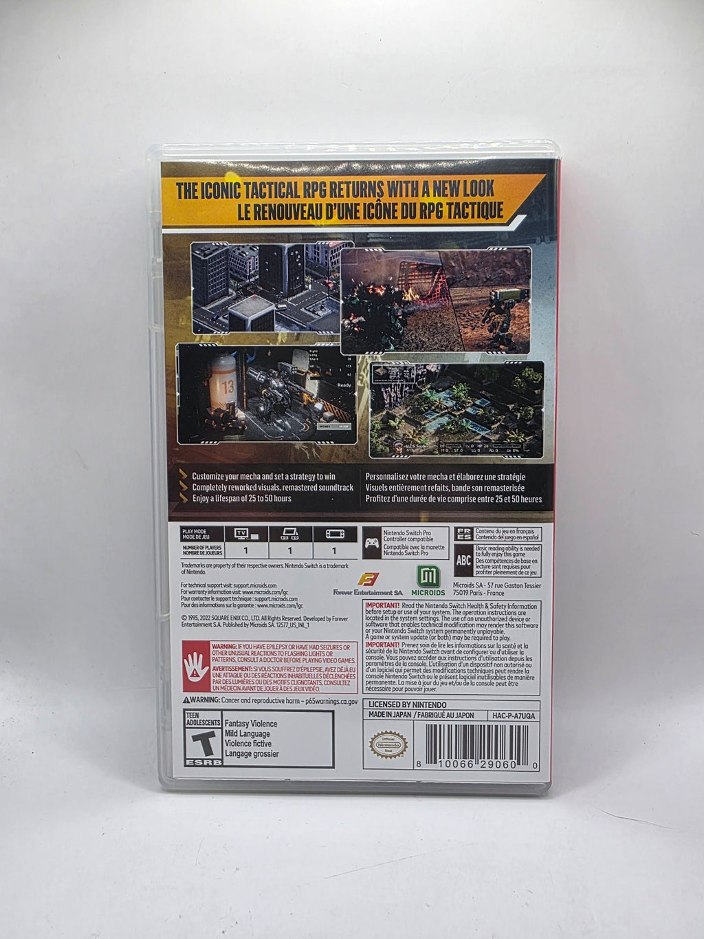 Front Mission 1st: Remake Limited Edition for Nintendo Switch
