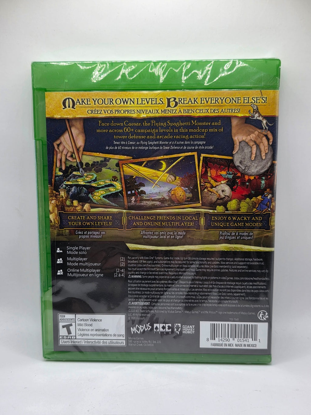 New, Sealed, Rock of the Ages III for XBOX One