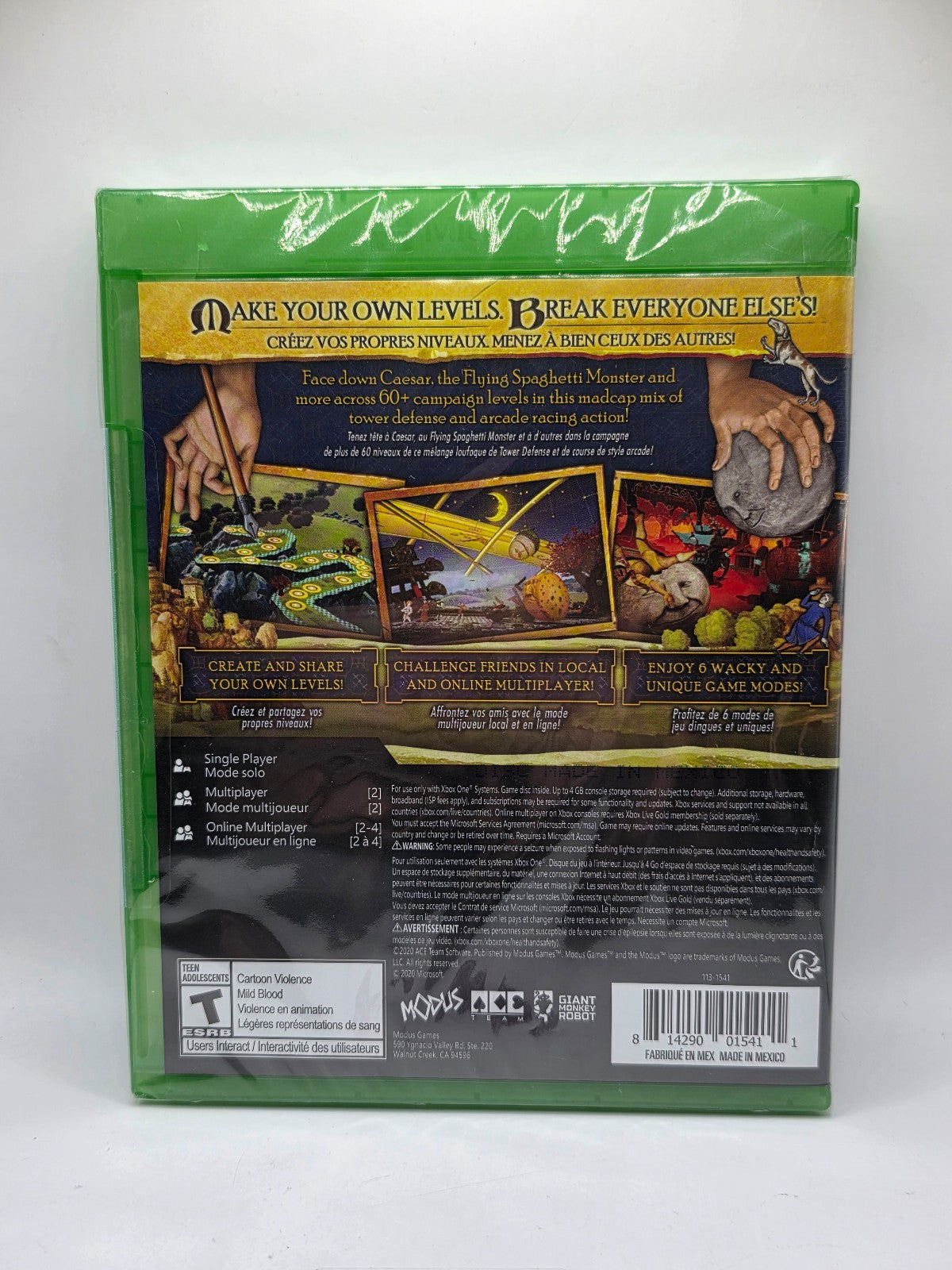 New, Sealed, Rock of the Ages III for XBOX One