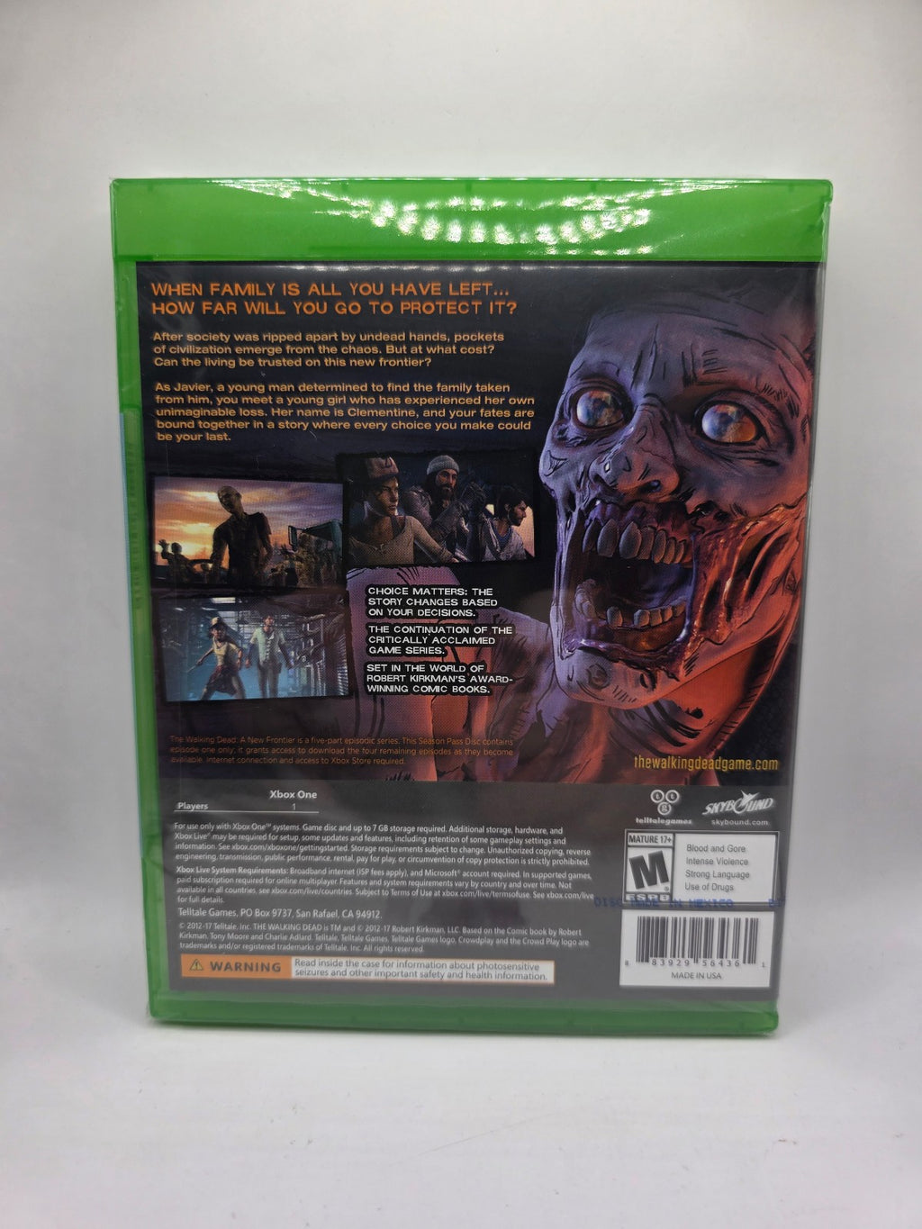 The Walking Dead: A New Frontier for Xbox One