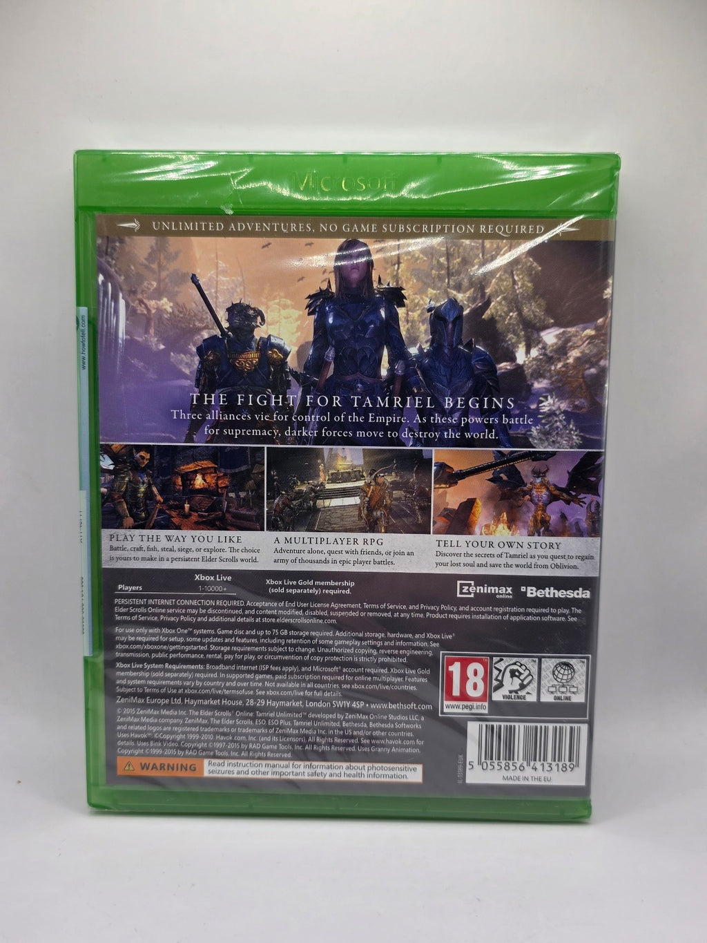 The Elder Scrolls Online — Tamriel Unlimited Greatest Hits Factory Sealed (Xbox One)