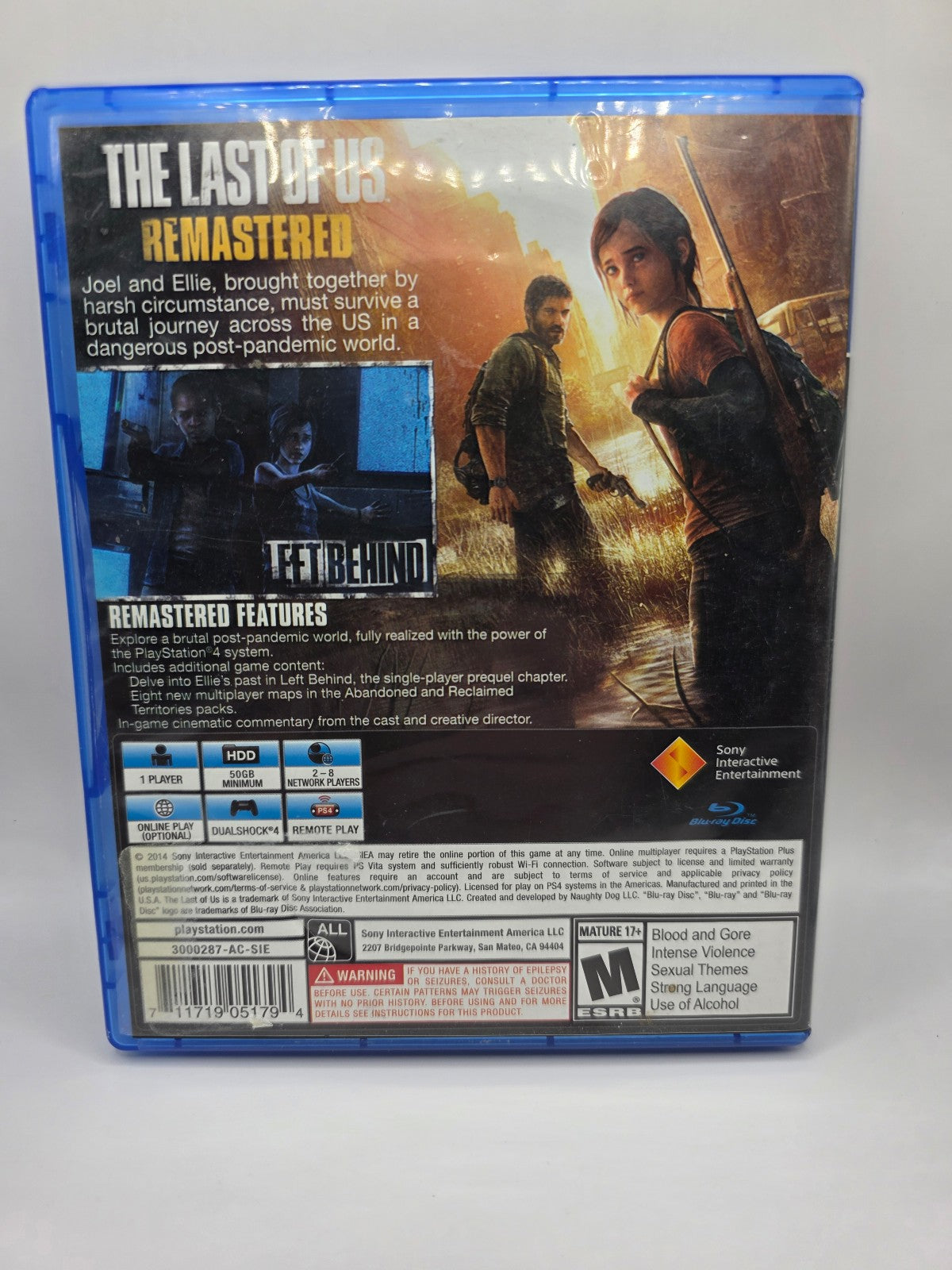 The Last of Us Remastered PS4